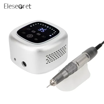 Private Label Strong 75w Nail Drill Machine Low Price Noise Vibration Electric File Professional 35000rpm Nail Drill Machine