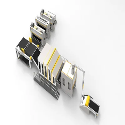 Nonwoven Fabric Making Machine Brief High Speed Rotoformer Hi-Tech Big Blending Interlining Square Nonwoven Pad Making Machine