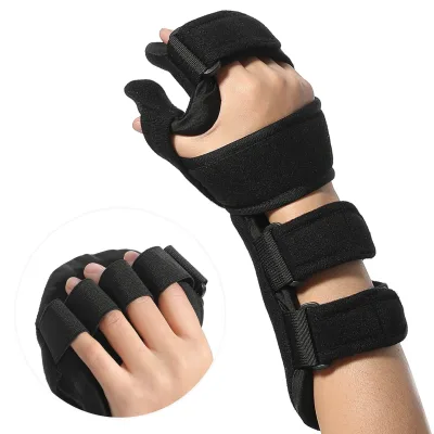 Forearm-wrist-joint-fixation Splint Hand Support Thumb-fracture Immobilizer; Adjustable Hand-support Plate