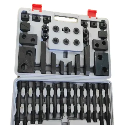 58pcs Hardened Steel Clamping Kit for Milling Machine-Work Holding