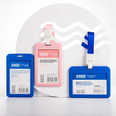 Plastic Work Badge Holder ID Card Case