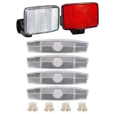 Hot Selling LED Battery Powered Portable Bicycle Handlebar Reflector Kit with Waterproof Front Rear Warning Light