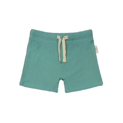 Summer Custom Pattern Ribber Organic Cotton Eco-Friendly Infant Children Shorts Boys Girls Beach Baby Clothing