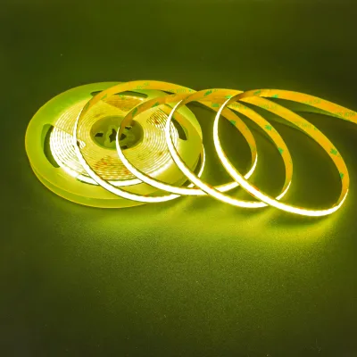 COB LED Strip Light DC12V 576LEDS PIR Motion Sensor Dimmable Flexible USB Remote Control DIY Backlight Room