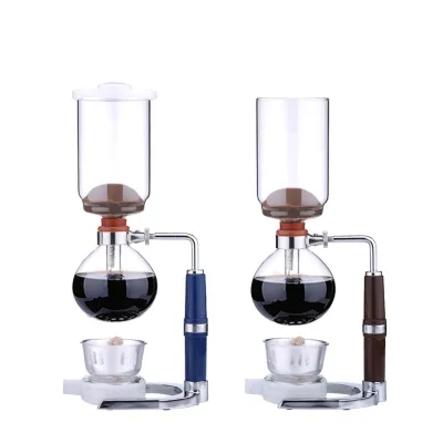 Syphon Coffee Maker / Luxury Coffee Maker Siphon with Handel Use Classic Home 3/ 5 Cups Coffee & Tea Tools Mouth Blown Hand Made