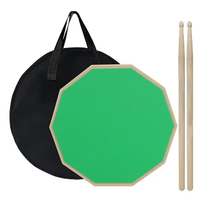 Hot Selling Percussion Instrument Accessories 12 Inch Silicone Dumb Colorful Blue Drum Mute Pads Single Drum Practice Pads