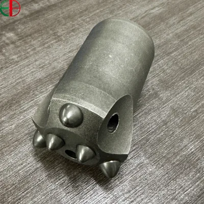 EB1314 7-Tooth TiCN Coated Ball Tooth Drill Bit HRC45+ Hex Shank Rock Button Bit for Mining Hard Rock Drilling