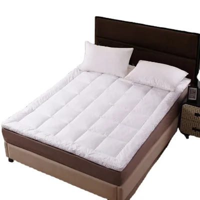 100% Cotton Hot Sale Good Quality Quilt Hotel Mattress Topper Mattress Pad