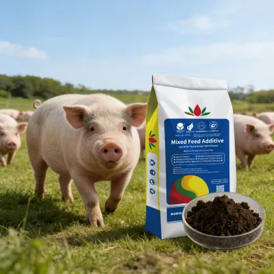 Natural Herbal Swine Supplement Botanical Growth Gut Health Nutrients Ideal for Antibiotic-Free Farming Systems Growing Foods