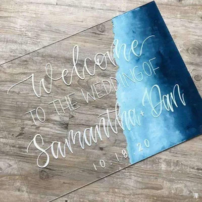Custom Size Acrylic Sign Promoted Lightweight Premium Quality Billboard for Hanging Ornaments Decorative