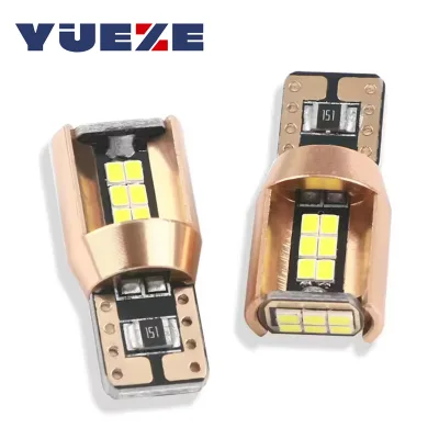 T10 W5W 2016 18SMD Super Bright LED Car Parking Light Turn Signal Bulb Canbus Reading Dome Lamp White Red Yellow Crystal Blue