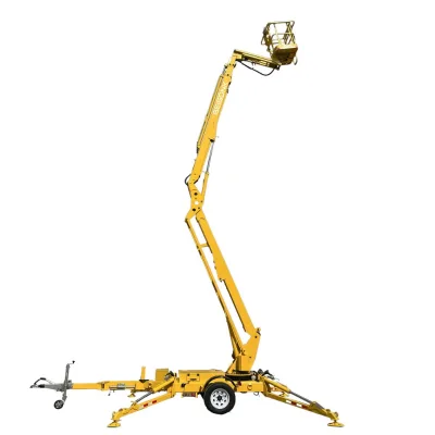 Mobile Arm Lift Self-Propelled Crank Mounted Automatic Telescoping Adjustable Aerial Height Work Platform Lift With CE