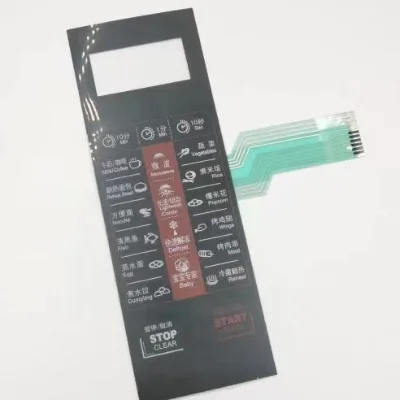 Electronics Metal Dome Tactile Push Button Microwave Oven Membrane Switch Control Panel Led Membrane Keypads
