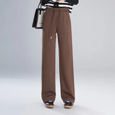 Women's High Quality Custom Joggers with Pockets Winter Lounge Straight Sweatpants for Fitness Workout Running