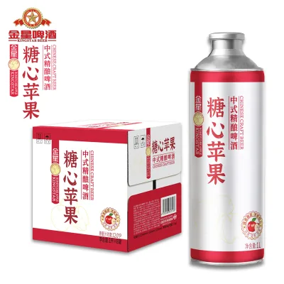 Factory Wholesale Popular 1L Bottle Light Color Craft Ale Liquor Retailers Distributors Original Quality Kingstar Honeycore Beer