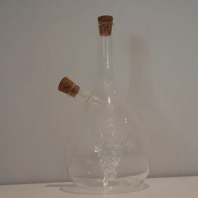 Home Kitchen Multipurpose 200ml 250ml 300ml 450ml Transparent Glass Oil Pot