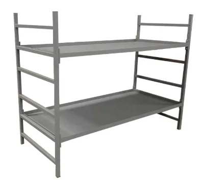 Durable Twin Size Stackable Steel Plate Single Bed Jail Bunk Bed