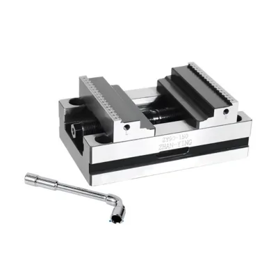 ANDUUK H77  Vise 4-axis 5-axis Concentric Fixture Style Precision Vise Mini Self Centering Vise Installed  Positioning Plate