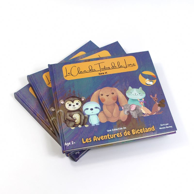 Custom Print On Demand Book Hard Cover Children Board Books Printing Service Hardcover Child Kids Cardboard Books Print
