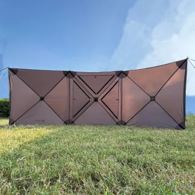 Customized New Design Outdoor Camping Wind Breaks Wind Screen Picnic Shelter Windscreen