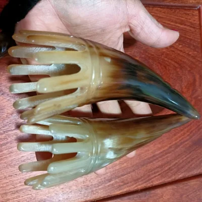 Eco-Friendly Horn Comb for Shampoo Massage Wholesale Supply