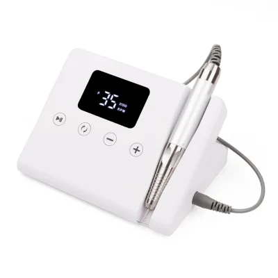 Strong nail drill machine desktop design 35000rpm electric nail bit drill fast remover acrylic gel manicure nail drill handpiece