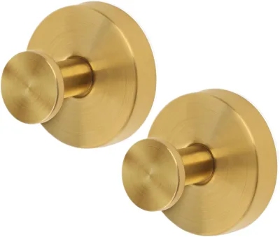 Vacuum Suction Cup Garment Hook Bathroom Coat Hooks Removable Gold Towel Suction Hook