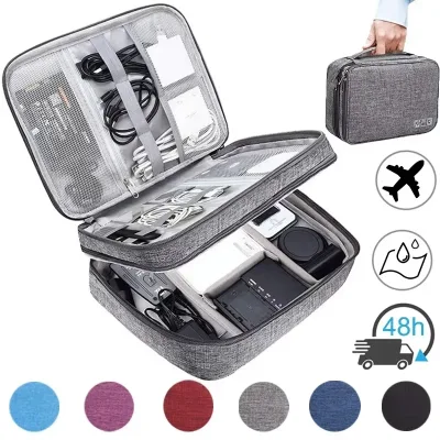 Portable Digital Electronics EVA Storage Box Shockproof EVA Case Travel Organizer for Gadgets Devices