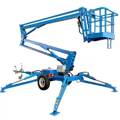 Trailer Folding Arm Lifting Platform 8~20 Meters diesel Electric AC and DC Dual-purpose