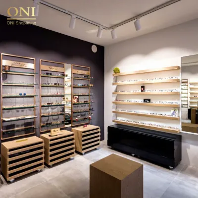 Light Luxury Fashion Interior Decoration High-end Glass Eyeglasses Display Stand Simple and Fashionable Goods Display Rack