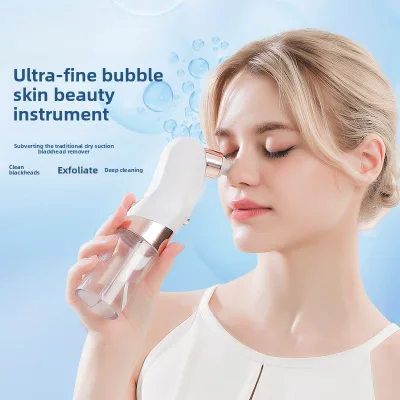 Mini Bubble Blackhead Remover Cleanser Household Facial Pore Cleaner Suction Acne-Removal Oxygen-Injection Ion Wrinkle-Reducing