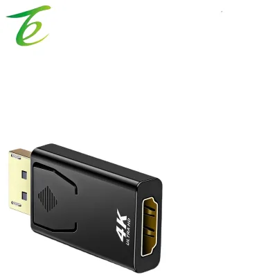 DisplayPort to hdmi adapter, high-definition video converter DP male-to-HDMI female adapter 4K