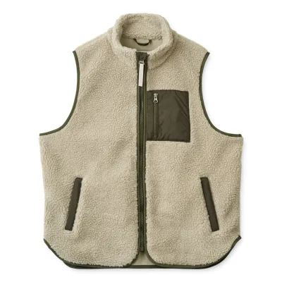 Custom Logo Kids Winter Polar Fleece Waistcoat Full Zip Gilet Warm Jacket Vest Boys Polar Fleece Vest