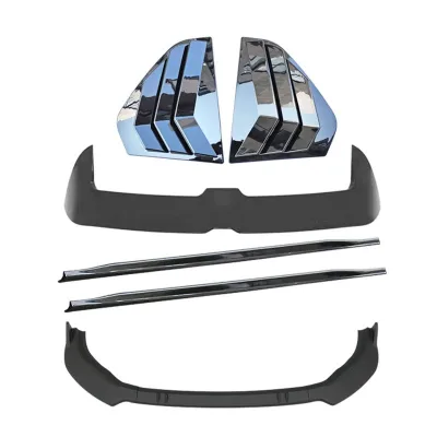 For Volkswagen Golf 8 2021 Front Shovel Side Skirt Shutter Spoiler Modify Auto Parts Car Factory Direct Car Body Kit
