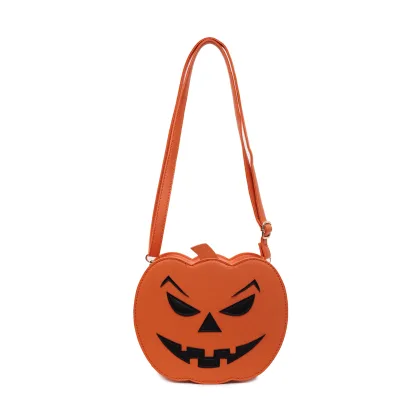 New Funny Pumpkin Halloween Bag Small Design Fashion Shoulder Cute Personality Creative Female Bag