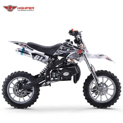 HIGHPER 50cc Automatic Dirt Bike Pocket Bik 49cc Mini Bike for Kids