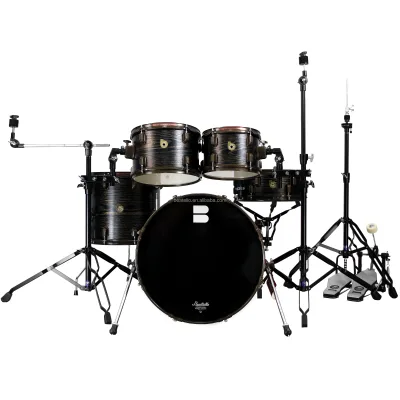 Beatello Percussion Instruments Acoustic Silent Drum Set Professional Full Set Mute for Adults