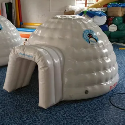 Customized PVC Cloth Colorful Inflatable Dome Commercial Mini Tent With Air Pump Outdoor New Design Advertising Portable