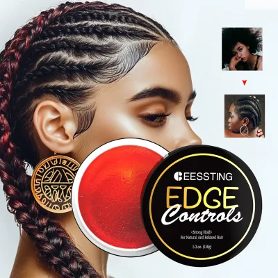 High Quality Herbal Plant Extract Hair Products Pomade Non-greasy Smoothing Reduce Frizz Waterproof Sweat-proof Edge Control Gel