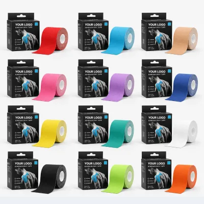 Bulk Wholesale Cheap Price CE ISO Certificates Approved K Sports Muscle Kinesiology Tape With Strongest Glue