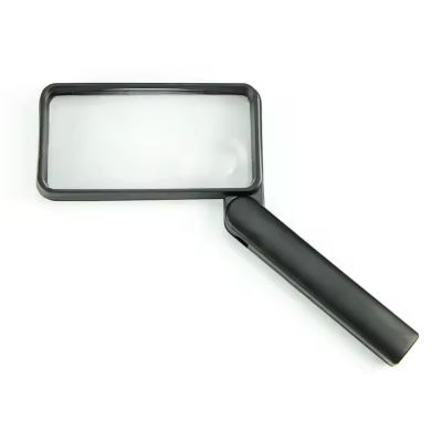Folding Rectangle Magnifier Portable Electronic Pictures Viewing 2.5X/8X Magnifier for Reading