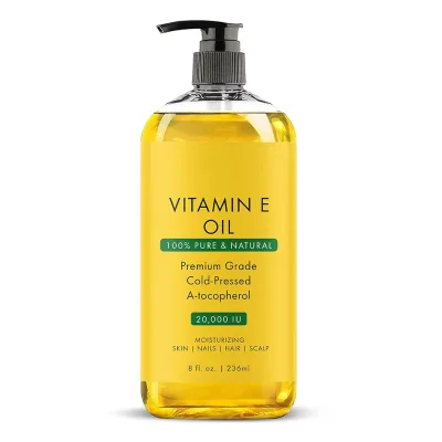 Private Label Organic Body Natural Whitening Dark Spot Removal Cold-Pressed Pure Vitamin E Essential Oil Repair Dry Damaged Skin