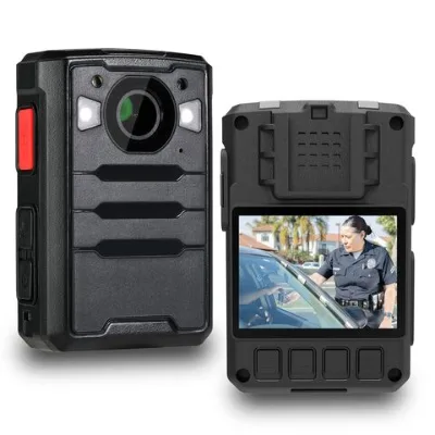 Secure 1440P Body Worn Camera with 2-inch IPS LCD, H.265 Encoding, and IP67 Waterproofing for Security Guards,4G GPS WIFI Optional