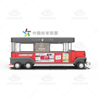 Timeless Vintage Food Trailer Luxury Mobile Concession Kiosk with Complete Kitchen Street Legal, DOT Certified, CE Approved
