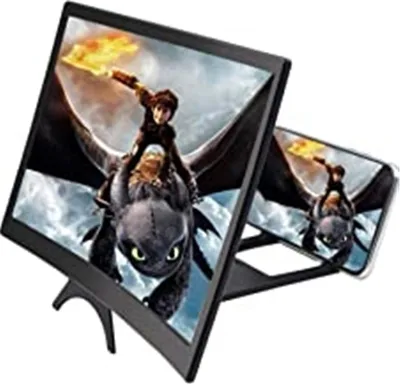 High Quality 3D HD 12 "curved Screen Mobile Phone Screen Magnifier, Acrylic Universal Mobile Phone Screen Magnifier