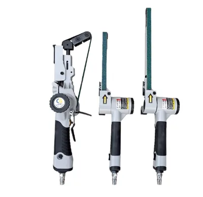 Pneumatic Sand Belt Machine, Small Handheld Polishing Machine, Circular 330x10 Polishing Machine, 520 * 20