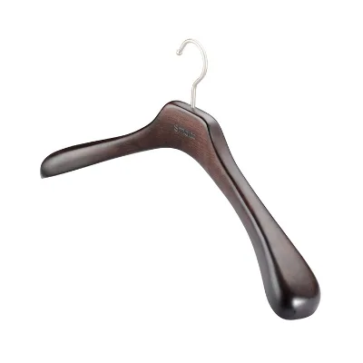 New Type Wooden Hangers With Wide Shoulders Top Hanger for Trousers
