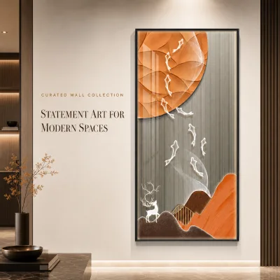 Abstract Fish Canvas Wall Art Modern Printed Ocean Painting for Home Hotel Decor Wholesale B2B Supplier