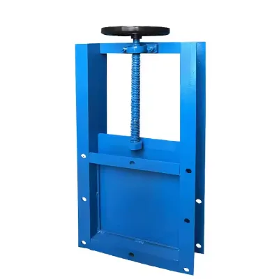 High Quality square Type Knife Manual Gate Valve,flapper Gate Valve for Sale