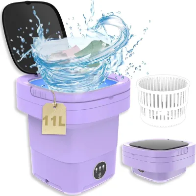 8L Smart Mini Folding Foldable Portable Lavadoras Washing Machine Top-Load Washers With Dryer